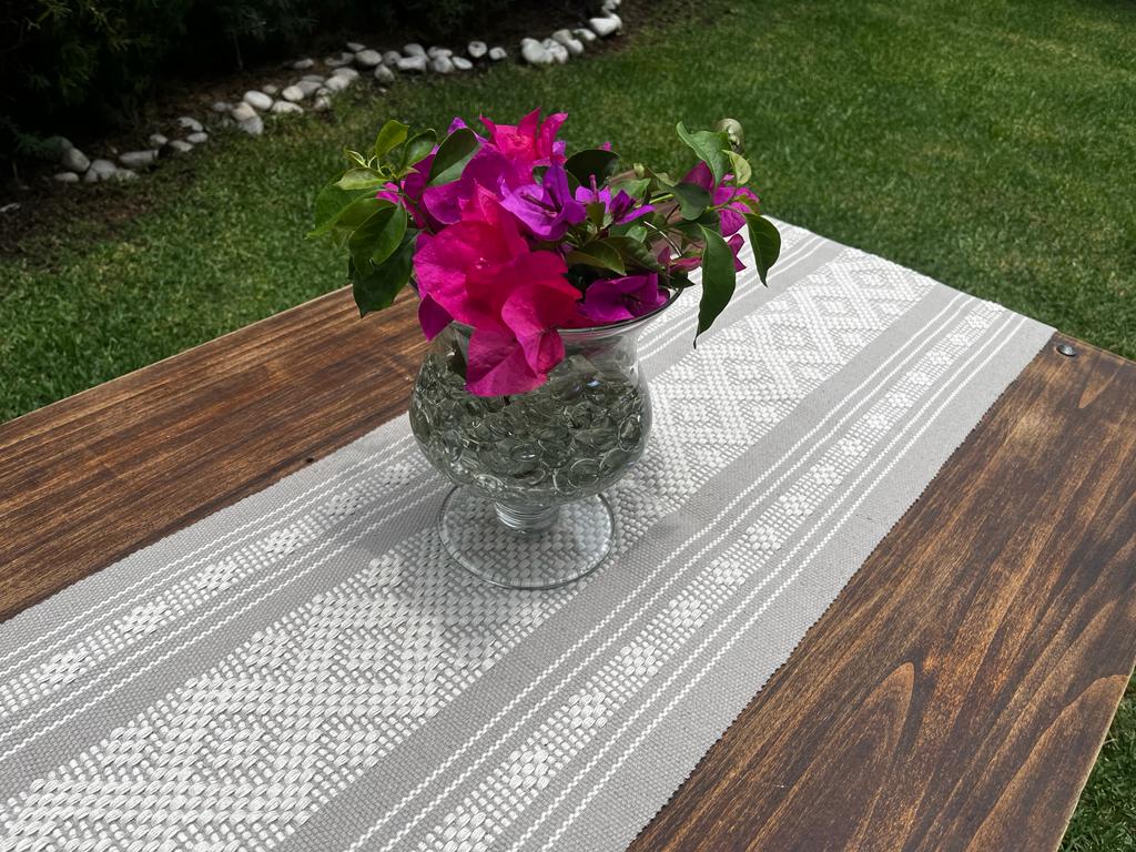 Casa Tlapali Beige Table Runner