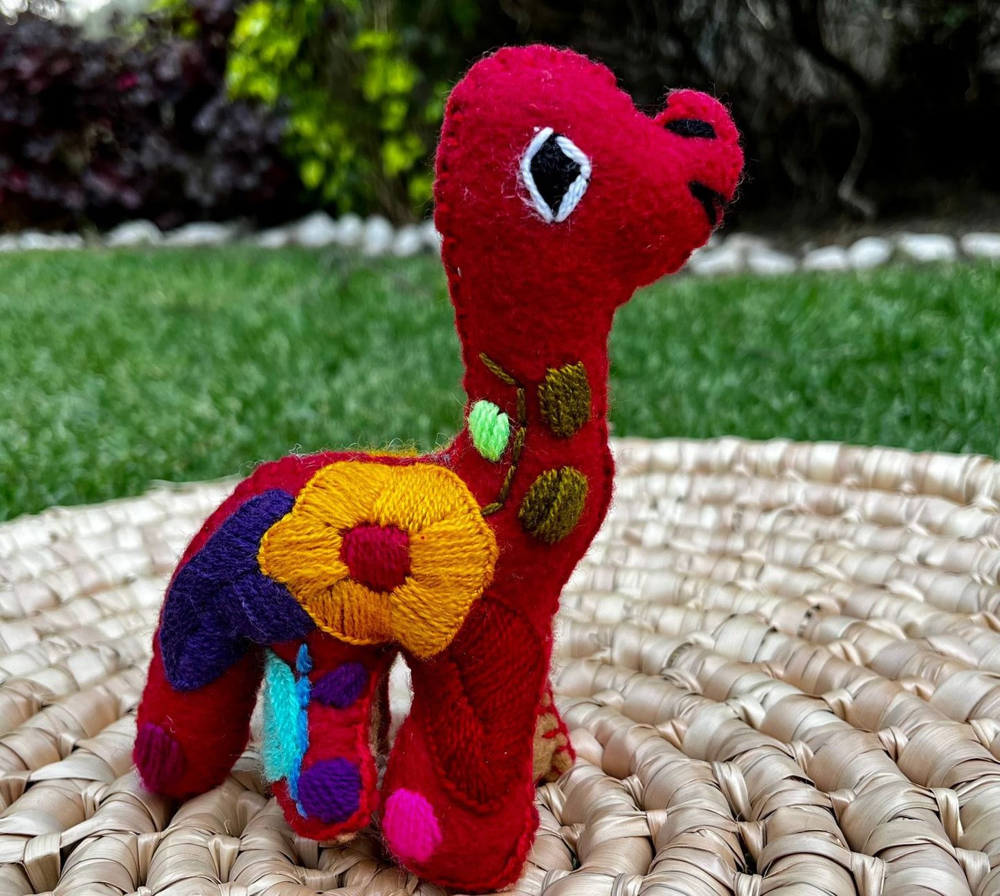 Casa Tlapali Chiapas Felt Embroidered Plush Toy Decoration