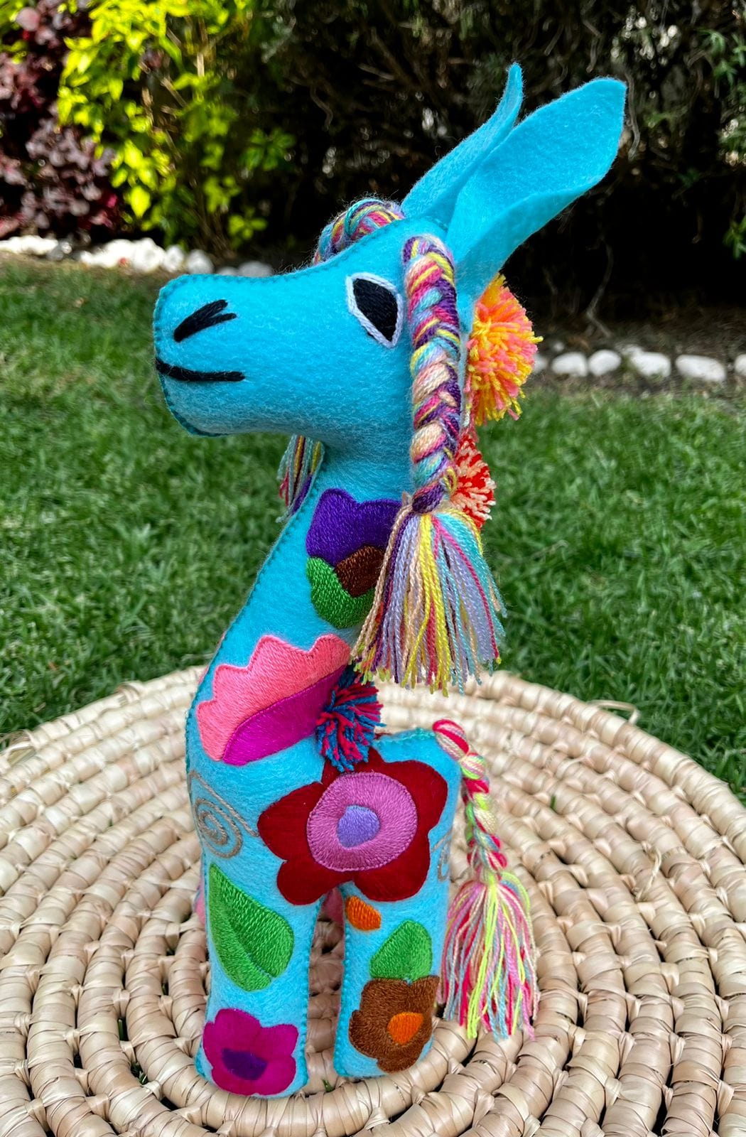 Casa Tlapali Chiapas Felt Embroidered Plush Toy Decoration