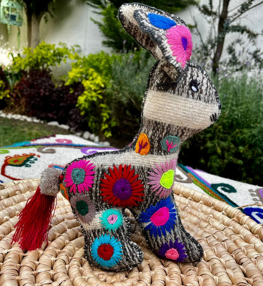 Casa Tlapali Chiapas Felt Embroidered Plush Toy Decoration