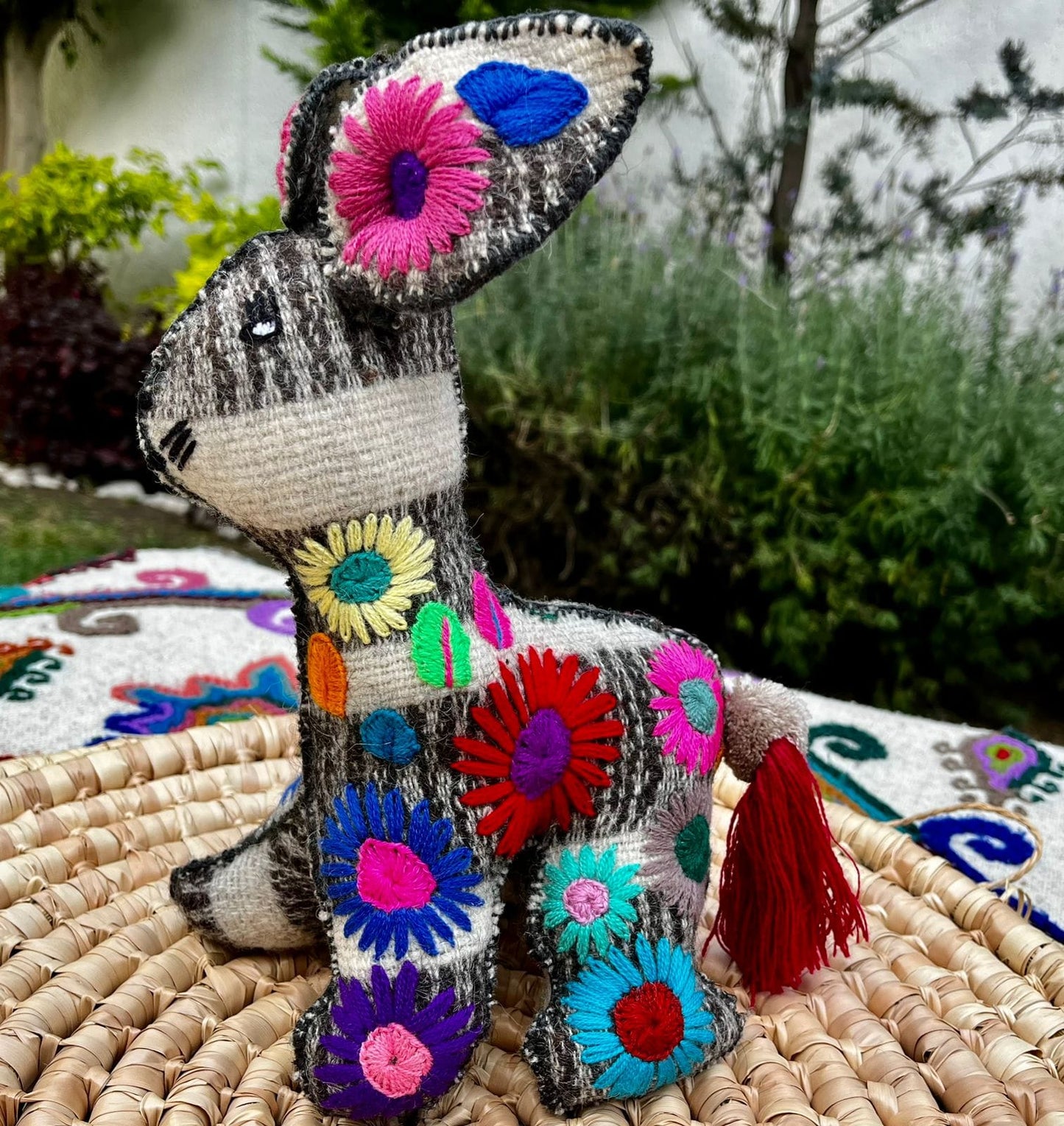 Casa Tlapali Chiapas Felt Embroidered Plush Toy Decoration