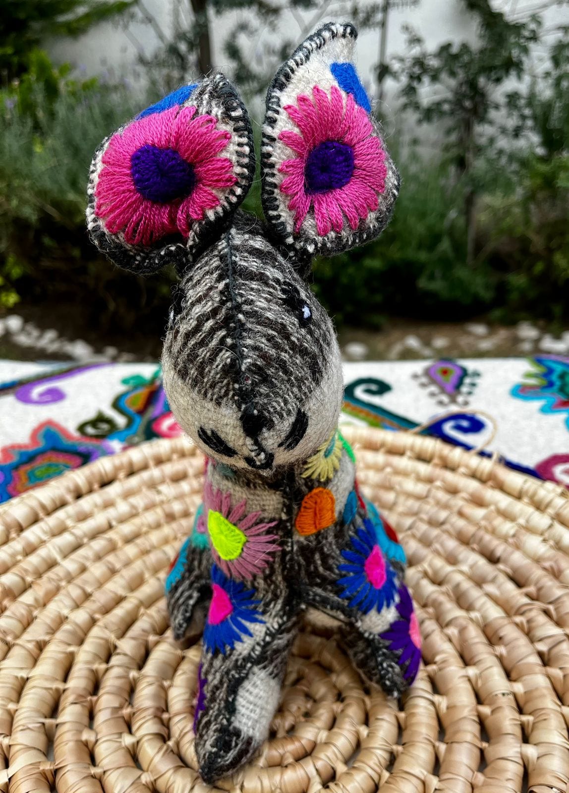 Casa Tlapali Chiapas Felt Embroidered Plush Toy Decoration