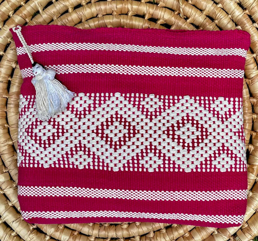 Casa Tlapali Oaxaca Clutch: Fuchsia