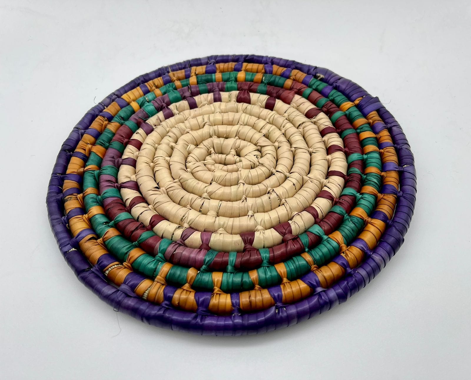 Casa Tlapali Hand-Woven Palm Trivet