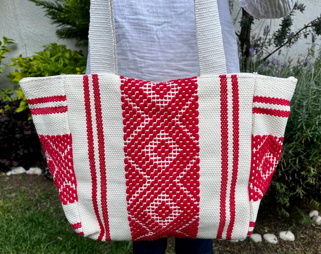 Casa Tlapali Boho Bag in Red